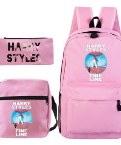3 pcsset harry styles printed backpack 4278 - Harry Styles Store