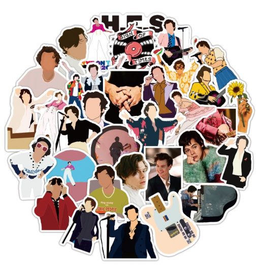 50pcs famous singer harry edward styles stickers 2323 - Harry Styles Store