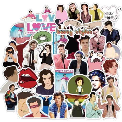 50pcs hot british singer harry edward styles stickers for car laptop 5600 - Harry Styles Store