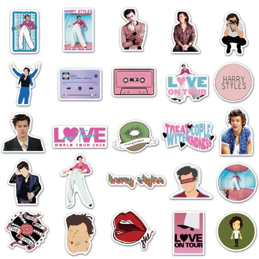 50pcs not repeat british singer harry style stickers 50pcs 8286 - Harry Styles Store