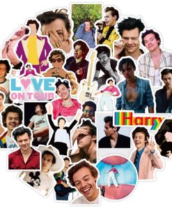 50pcs singer harry styles stationery stickers 4645 - Harry Styles Store