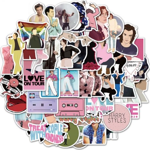 50pcspack british singer harry edward styles sticker 1835 - Harry Styles Store