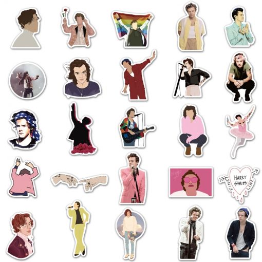 50pcspack british singer harry edward styles sticker 8897 - Harry Styles Store