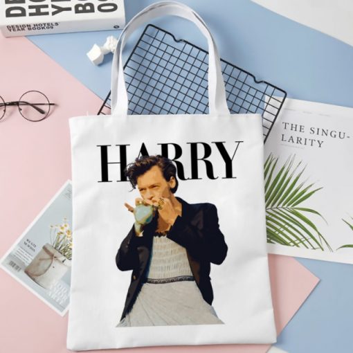 Harry Styles shopping bag cotton shopper eco tote grocery bag foldable boodschappentas string ecobag cabas 10.jpg 640x640 10 - Harry Styles Store