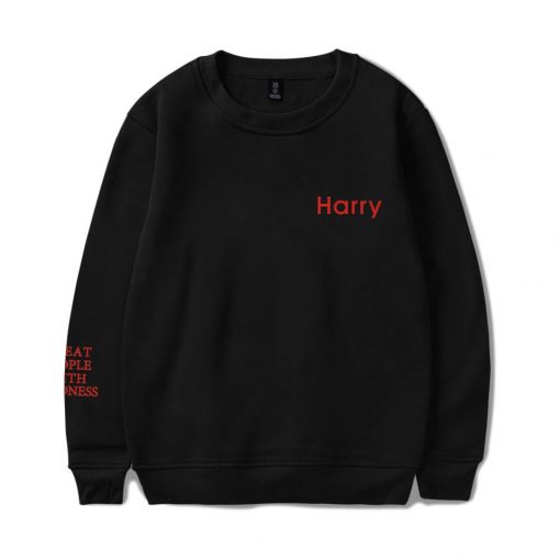 Harrys Styles Sweatshirt Women Fine Line Pullover Hoodies Sweatshirts Unisex Tumblr Letters Printed Tracksuit Tops 4 - Harry Styles Store