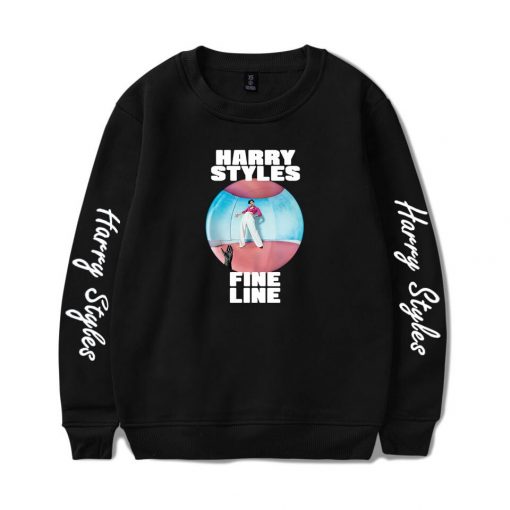 Harrys Styles Sweatshirt Women Fine Line Pullover Hoodies Sweatshirts Unisex Tumblr Letters Printed Tracksuit Tops - Harry Styles Store