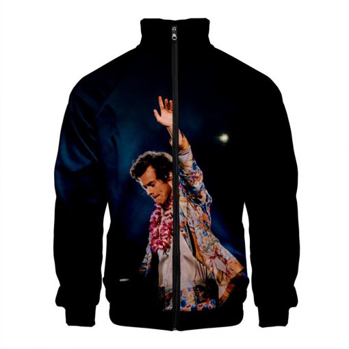 Men Jacket Coat Harrys Styles FINE LINE Harajuku Stand Collar Zipper Sweatshirt men jacket Hip Hop 2 - Harry Styles Store