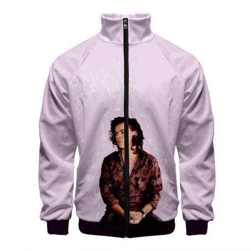 Men Jacket Coat Harrys Styles FINE LINE Harajuku Stand Collar Zipper Sweatshirt men jacket Hip Hop 4 - Harry Styles Store