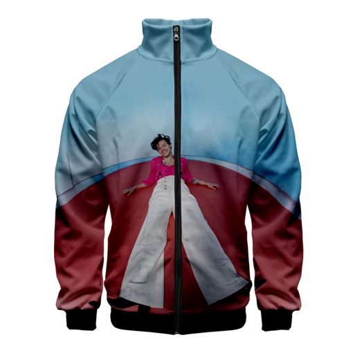 Men Jacket Coat Harrys Styles FINE LINE Harajuku Stand Collar Zipper Sweatshirt men jacket Hip Hop 5 - Harry Styles Store