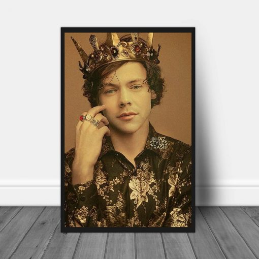 Prints Home Decor Harry Styles Canvas Painting Poupar Singer Wall Art Character Modern Modular King Pictures - Harry Styles Store