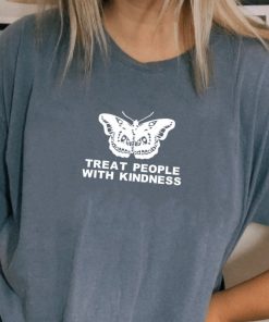 butterfly treat people with kindness shirt 3513 - Harry Styles Store