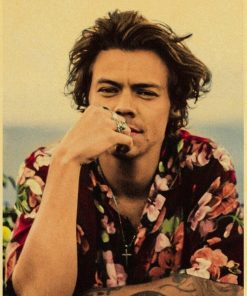 famous singer harry style retro poster 3837 - Harry Styles Store