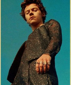 famous singer harry style retro poster 4675 - Harry Styles Store