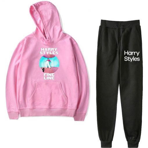 harry styles fine line fleece hoodie sweatshirt set 3409 - Harry Styles Store