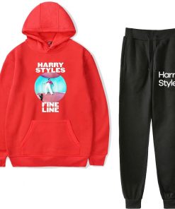 harry styles fine line fleece hoodie sweatshirt set 7631 - Harry Styles Store