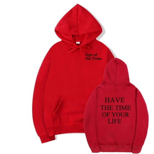 harry styles sign of the times have the time of your life hoodie 2987 - Harry Styles Store