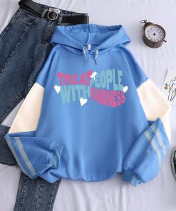 harry styles treat people with kindness patchwork hoodie 2558 - Harry Styles Store
