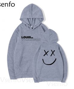 louis tomlinson smiley face hoodie 4062 - Harry Styles Store
