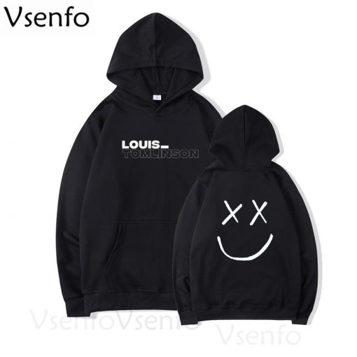 louis tomlinson smiley face hoodie 5227 - Harry Styles Store