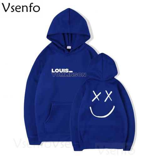 louis tomlinson smiley face hoodie 6427 - Harry Styles Store