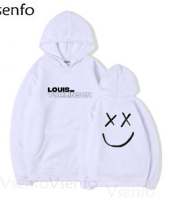 louis tomlinson smiley face hoodie 6566 - Harry Styles Store