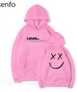 louis tomlinson smiley face hoodie 6885 - Harry Styles Store