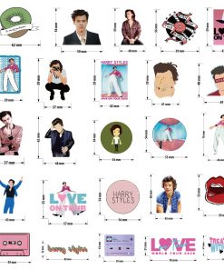 singer harry styles stickers 50pcs 6784 - Harry Styles Store