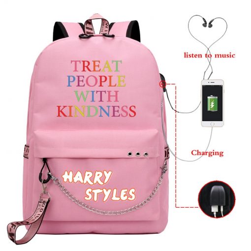 treat people with kindness backpack 3890 - Harry Styles Store