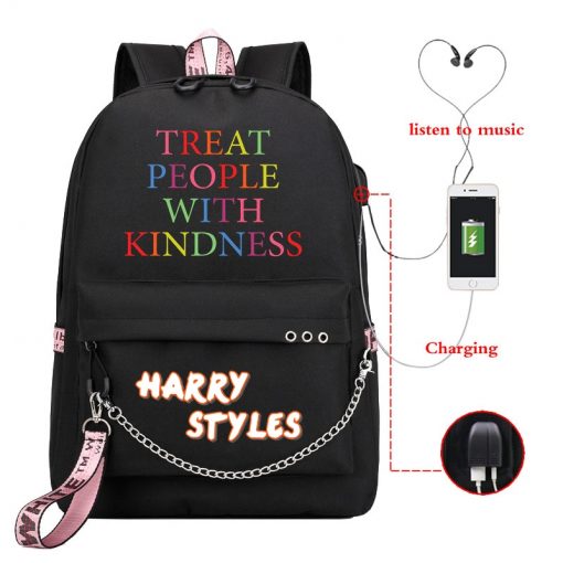 treat people with kindness backpack 8587 - Harry Styles Store